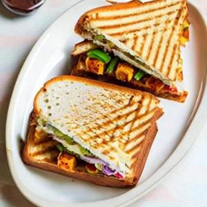 Masala Paneer Cheese Toast Sandwich