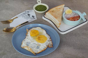 Plain Half Fry (2 Eggs)