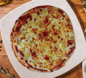 Sweet corn pizza