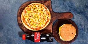 7'' Veg Paneer Pizza + Paneer Burger                                                                    