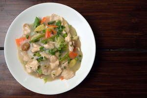 Chicken Pan Fried Noodles