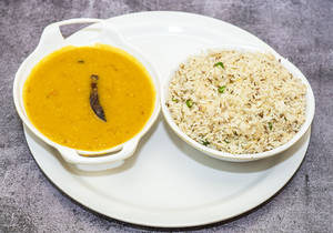 Jeera Rice With Dal Fry