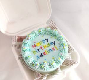 Colour Full Black Currant Bento Cake