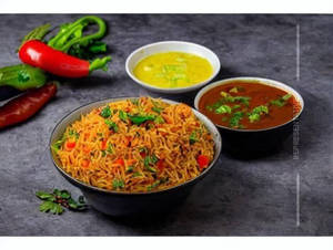 Veg Triple Schezwan Rice