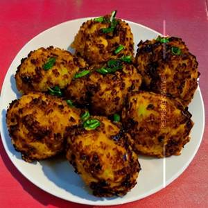 Sweet corn bhajiya