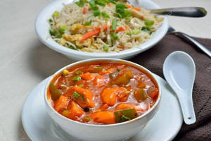 Chicken Manchurina Rice