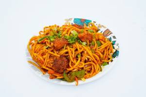 Veg Manchurian Noodles