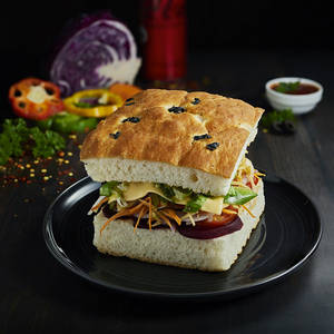 Focaccia Salad Sandwich