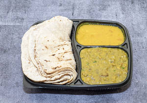 5pc Roti + Veg Tadka + Dal