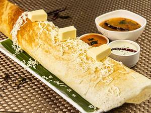 Rava Butter Plain Dosa 
