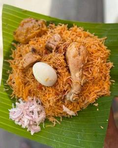 Chicken biryani(half)