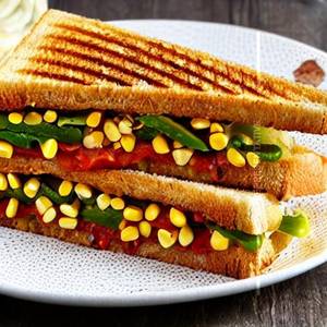 Corn & Capsicum Sandwich