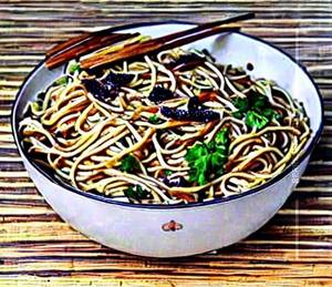 Burnt Garlic Noodles (Chicken)