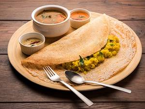 Ghee Roast Paper Masala Dosa