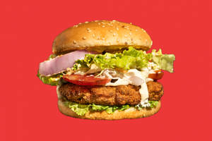 Crispy W Burger (vegan)