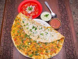 Rava Butter Paneer Dosa