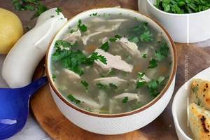 Chicken  Lemon Coriander Soup