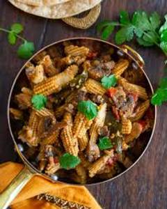 Baby Corn Mushroom Masala