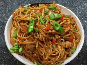 Pork Chilli Garlic Noodles