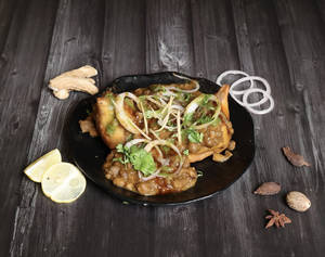 Samosa Chole Chaat