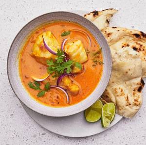 Fish curry roti combo