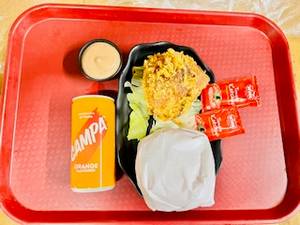 Chicken Fringer Burger C4