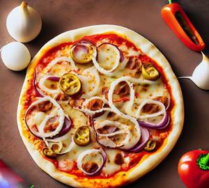 Onion Capsicum Pizza