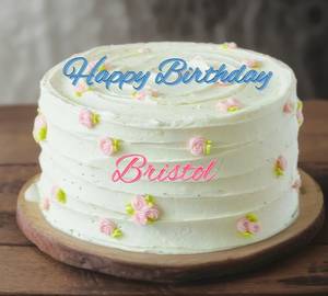 Happy Birthday Butterscotch Eggless Cake 350 gram