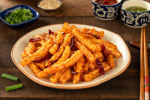 Honey & Chili Potatoes