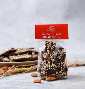 Chocolate Almond Caramel Brittle