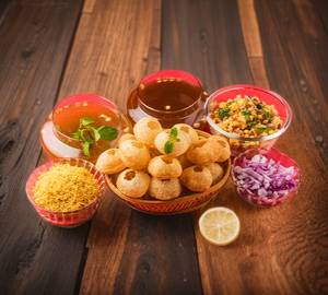 1)pani puri small pack (45 pieces)