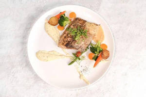 Pan - Seared Fish + Sauteed Veggies