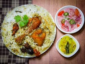 Chicken dum biriyani