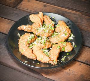 Garlic And Pepper Prawns