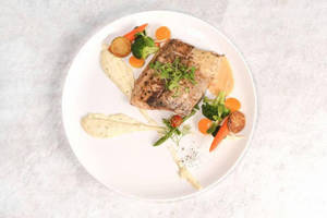 Pan Seared Fish+sauteed Veggies