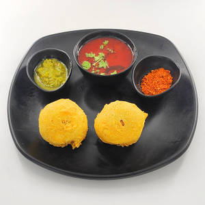 double batata vada usal