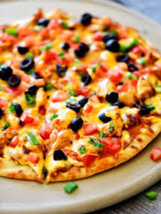 Mexican chicken pizza