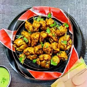 Chicken momos spicy fried