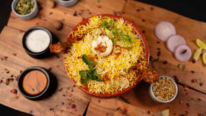 Single Chicken Dum Biryani