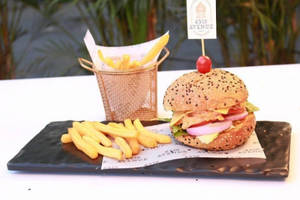 Grilled Smoke Chicken Burger