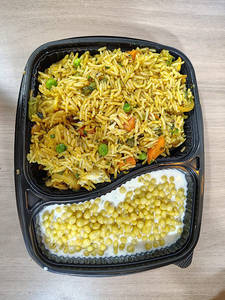Veg Biryani With Raita