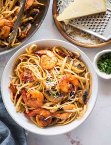 Mushroom Hot Garlic Noodles