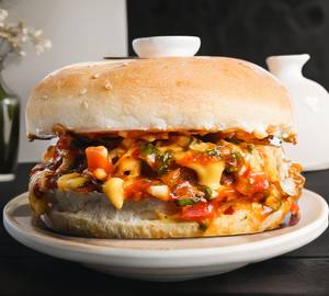 Spicy barbeque burger