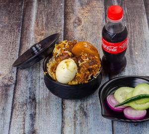 Egg Biryani [250Gm] + Coke