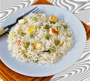 Paneer Matar Rice