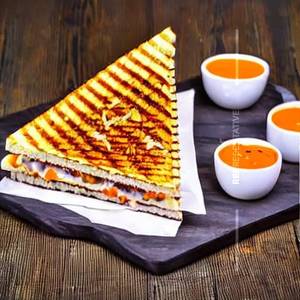 Jain Paneer Makhani Sandwich