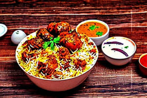 Chicken Keema Biryani