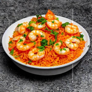 Prawns Schezwan Rice -per K.g
