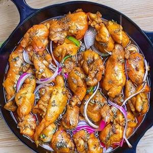Yellow Pepper Chicken Dry