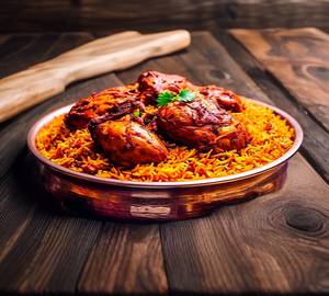 Barbecue Chicken Biryani